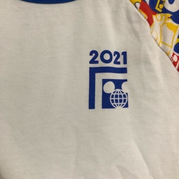 Walt Disney World raglan sweatshirt mickey minnie pluto donald shirt 50 years - Picture 4 of 8